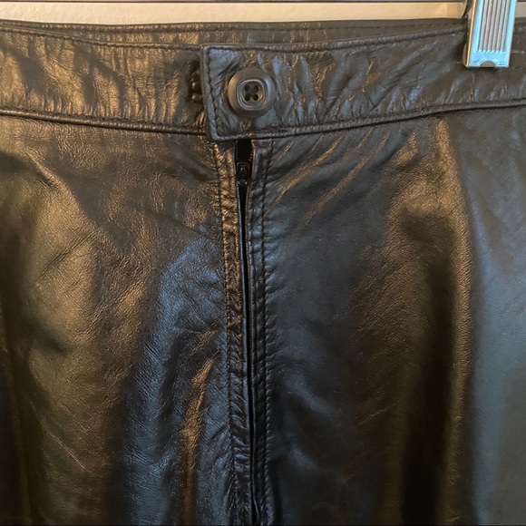 SOLD ( 75$) Leather long skirt - Picture 4 of 9